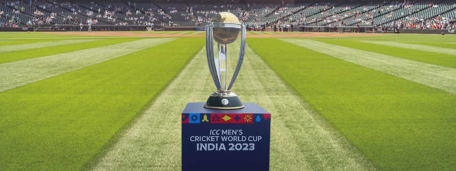 ICC Cricket World Cup Trophy in Colombo today (14)